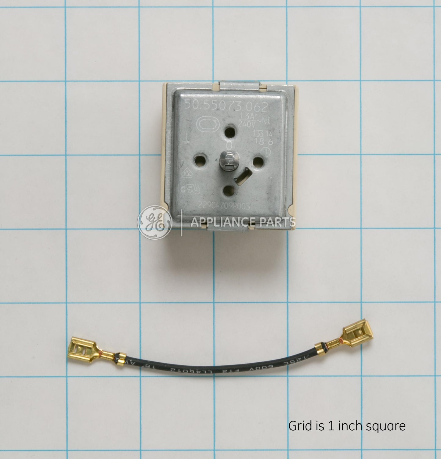 Ge Appliances WB24T10063 Surface burner control switch for dual sized burner