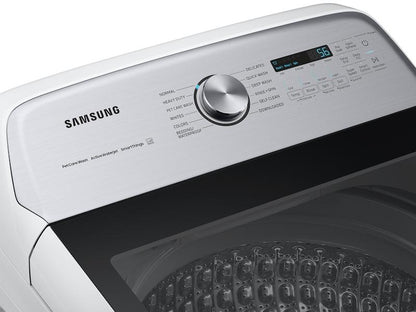 Samsung WA54CG7150AW 5.4 cu. ft. Smart Top Load Washer with Pet Care Solution and Super Speed Wash in White