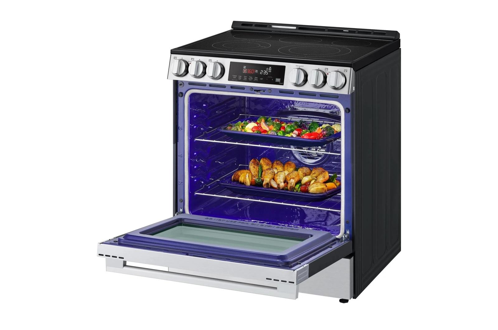 Lg LSEL6333XE 6.3 cu ft. Smart Electric Slide-in Range with Air Fry & EasyClean®