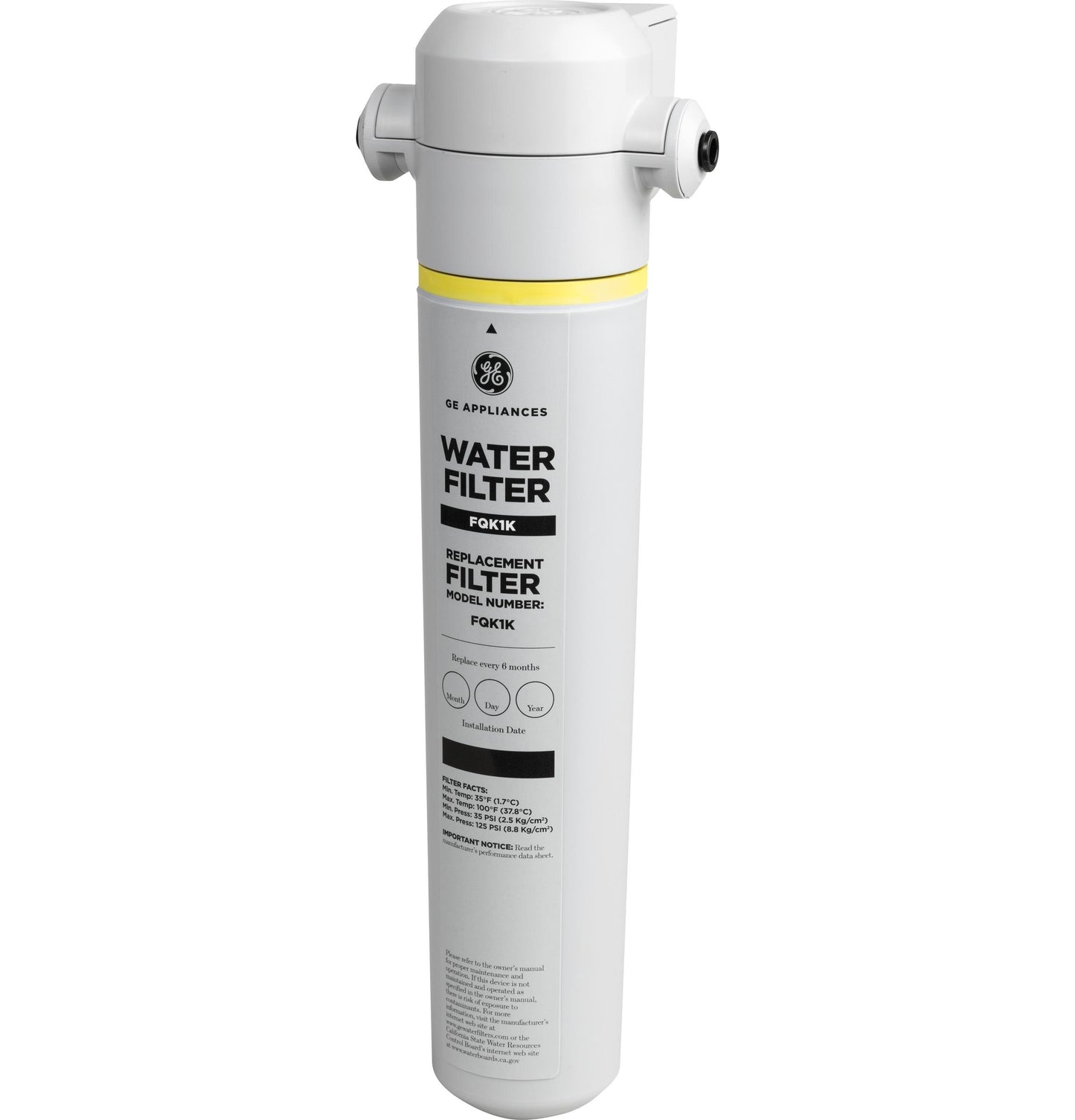 Ge Appliances GXRLQK In-Line Water Filtration System for Refrigerators or Icemakers