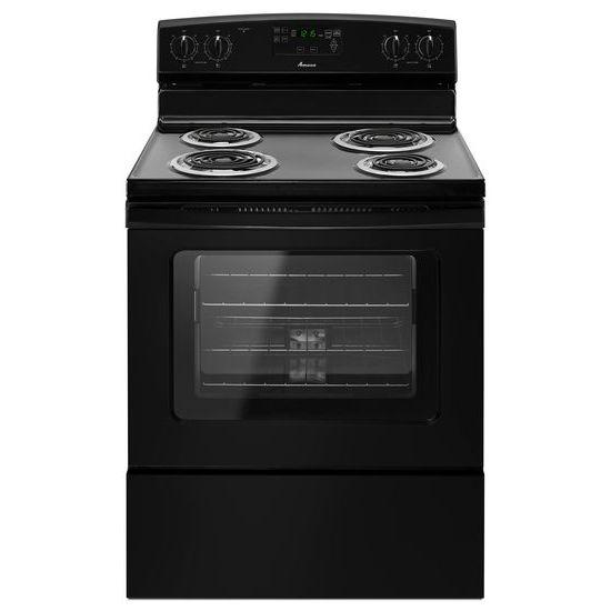 Amana® 30-inch Amana® Electric Range with Self Clean - Black