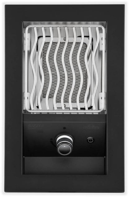 Napoleon Bbq BIB10IRPMK Built-in 700 Series Single Infrared Burner with Matte Black Cover , Propane, Matte/Matt Black