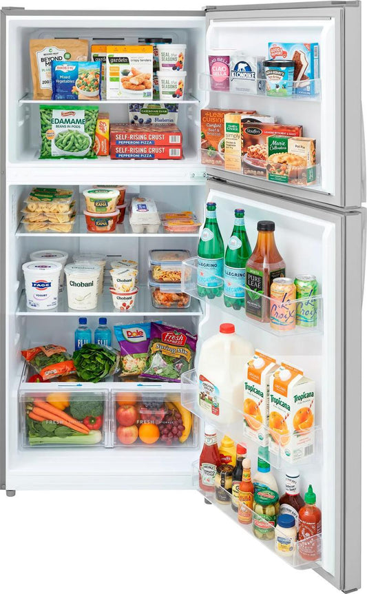 Frigidaire FRTE2223AV 22 Cu Ft Garage Ready Top Freezer Refrigerator