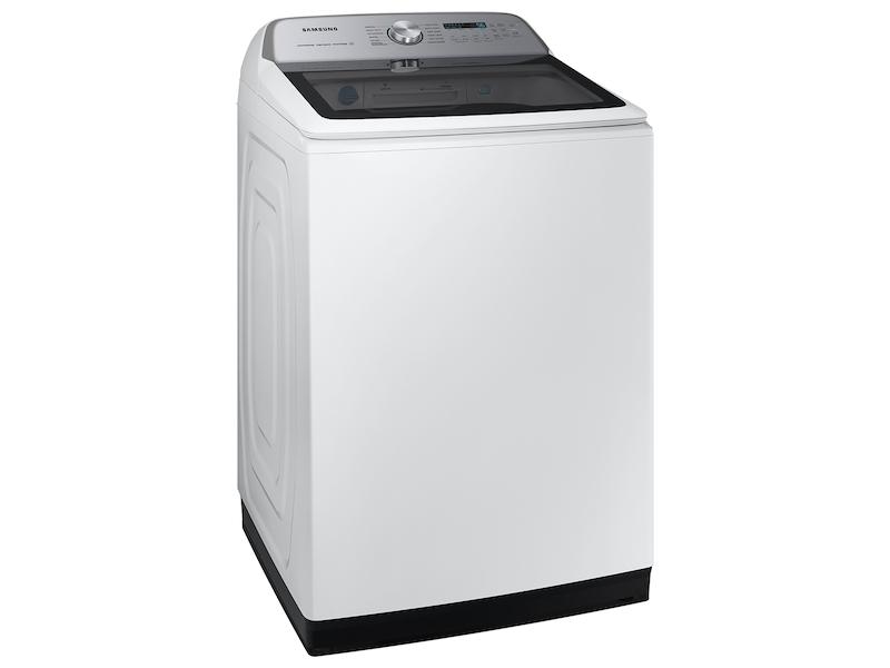 Samsung 5.1 cu. ft. Large Capacity Smart Top Load Washer with ActiveWave™ Agitator and Super Speed Wash in White