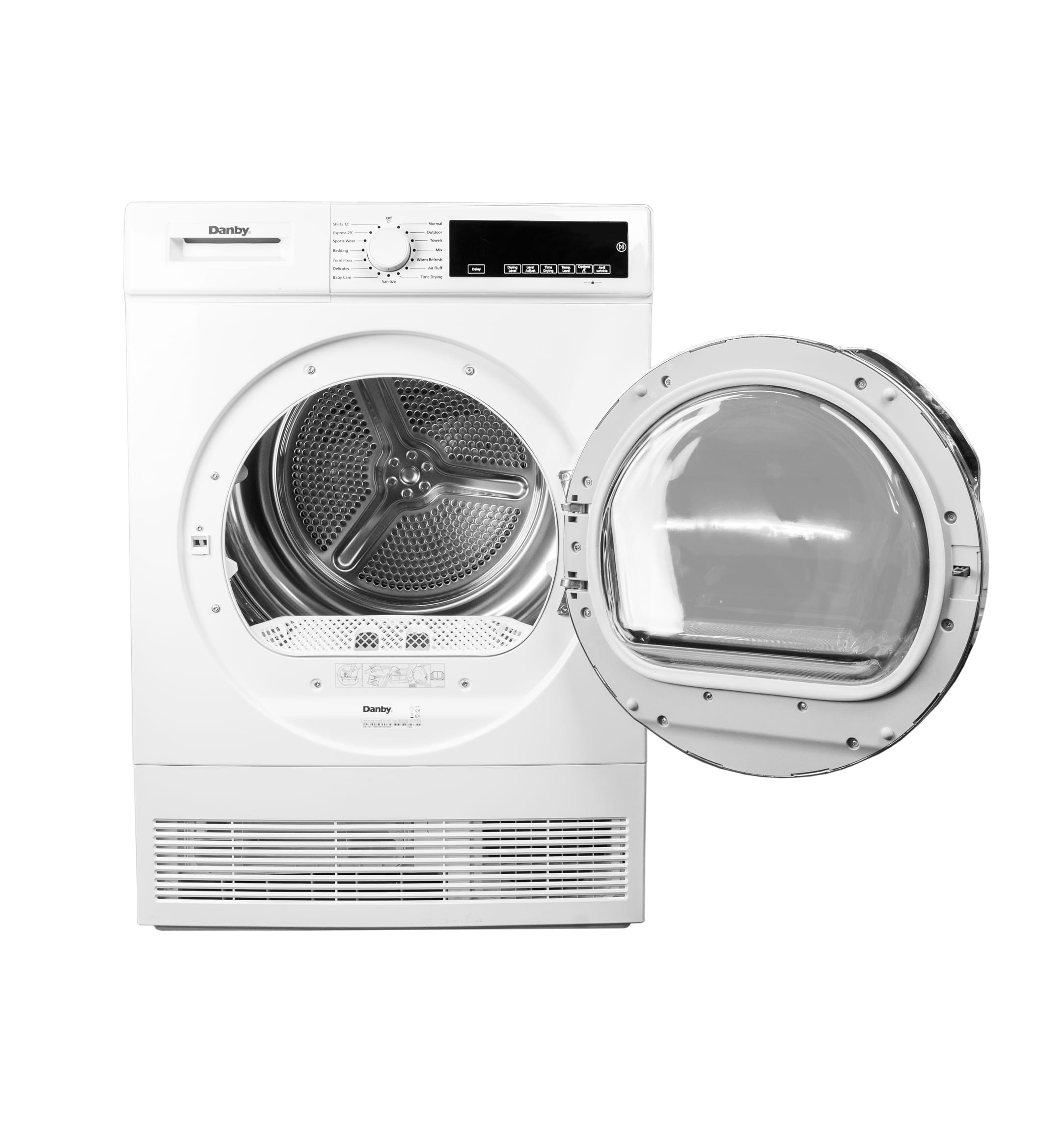 DDY040D4WDB Danby 24-inch, 4.0 cu ft. Stackable Compact Condensing Sensor Dryer in White