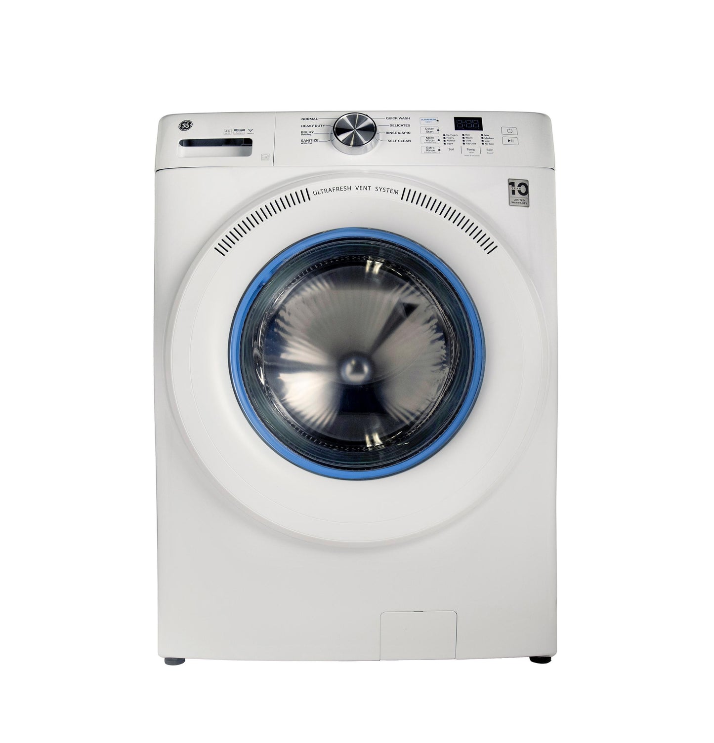 GFW350SSYWW GE® ENERGY STAR® 4.6 cu. ft. Capacity Smart Front Load Washer with UltraFresh Vent System with OdorBlock™