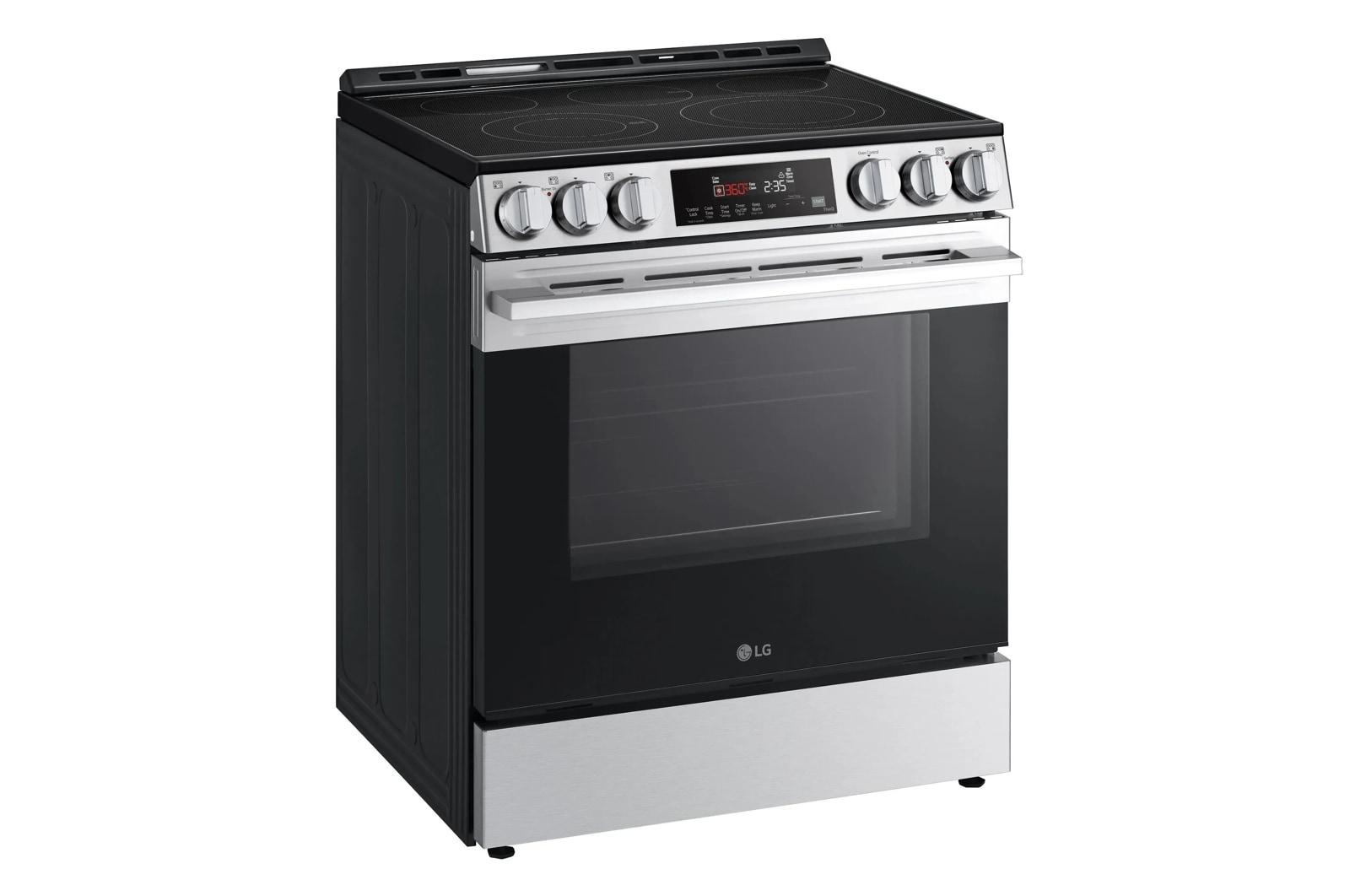 Lg LSEL6333XE 6.3 cu ft. Smart Electric Slide-in Range with Air Fry & EasyClean®