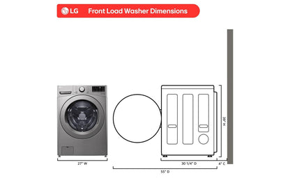 Lg WM3400CV 4.5 cu. ft. Ultra Large Capacity Front Load Washer