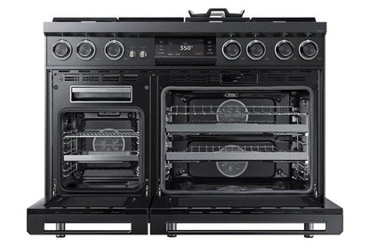Dacor DOP48M96DHM 48" Pro Dual-Fuel Steam Range, Graphite Stainless Steel, Natural Gas/High Altitude