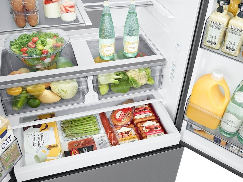 Samsung RF27CG5400SRAA 26 cu. ft. Mega Capacity Counter Depth 3-Door French Door Refrigerator with Four Types of Ice in Stainless Steel