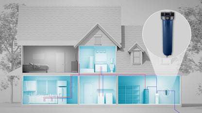 GXWH60T GE WHOLE HOUSE HIGH FLOW WATER FILTRATION SYSTEM