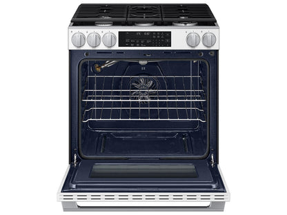 Samsung NSG90H60SW Bespoke Smart Slide-in Gas Range Pro Style Elite Design  Illuminated Knobs  Air Fry Max
