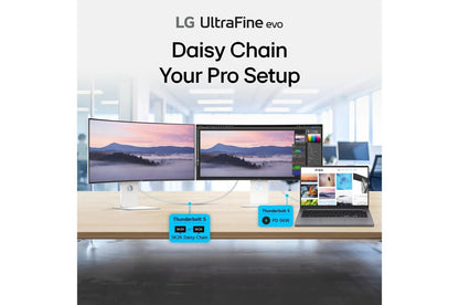 Lg 40U990AW 40 Inch UltraFine evo™ 5K2K WUHD Nano IPS Black Monitor with Thunderbolt™ 5 PD 96W