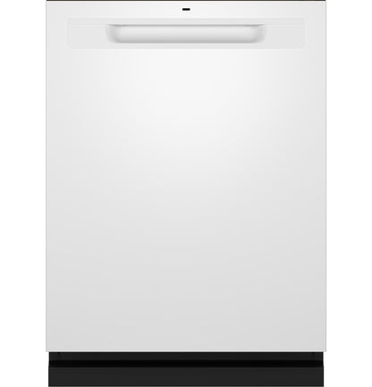 GDP670SGVWW GE® ENERGY STAR® Top Control with Stainless Steel Interior Dishwasher with Sanitize Cycle