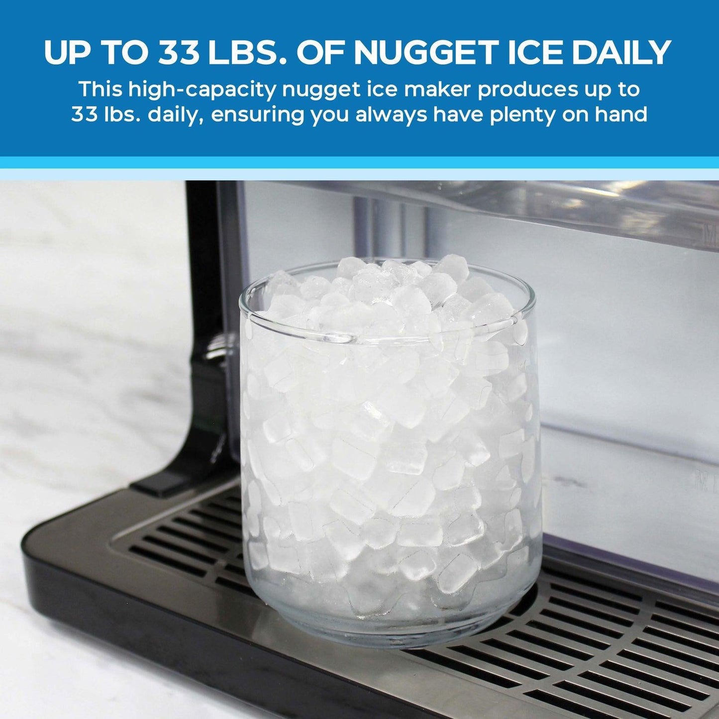 NIMDTS3326SIS Avanti Digital Nugget Ice Maker with Dispenser