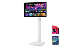 Lg 32U889SAW 32 Inch 4K UHD IPS Touchscreen Smart Monitor Swing with Rolling Stand