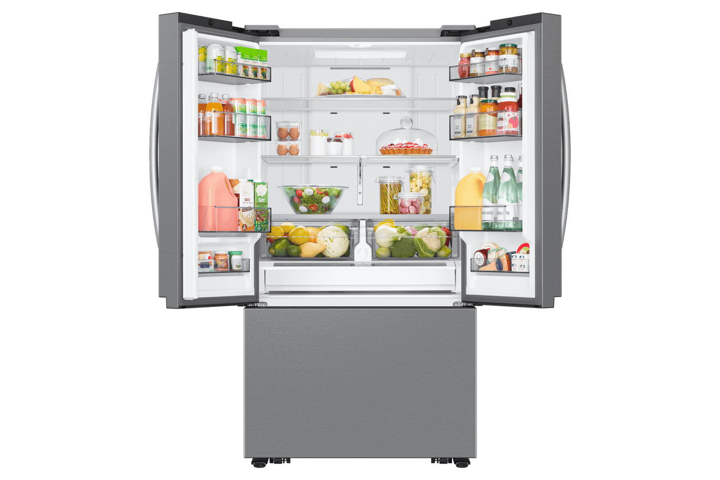 Samsung RF27CG5100SR Bespoke AI 3-Door French Door Mega Capacity  Dual Auto Ice Maker  27 cu.ft.