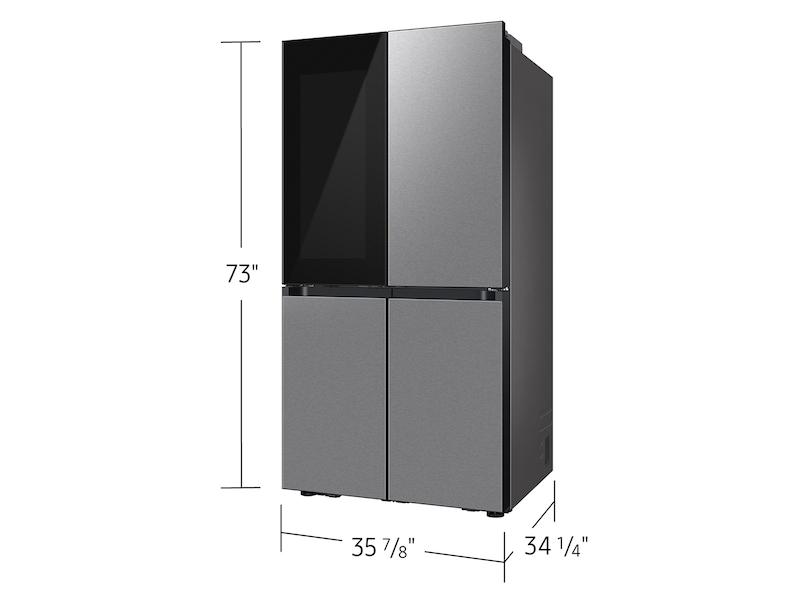 Samsung RF29DB9700QL Bespoke 29 cu. ft. 4-Door Flex™ Refrigerator with Beverage Zone™ & Auto Open Door in Stainless Steel