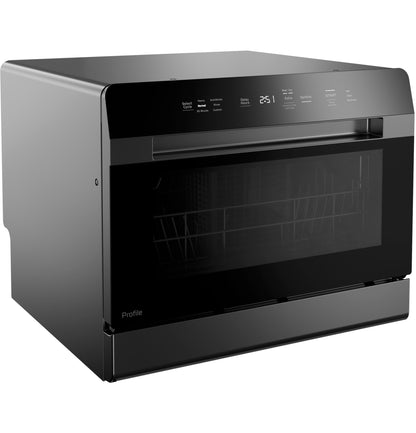 PZF560HGWBB GE Profile™ ENERGY STAR® Smart Compact Dishwasher for Countertop or Built-In