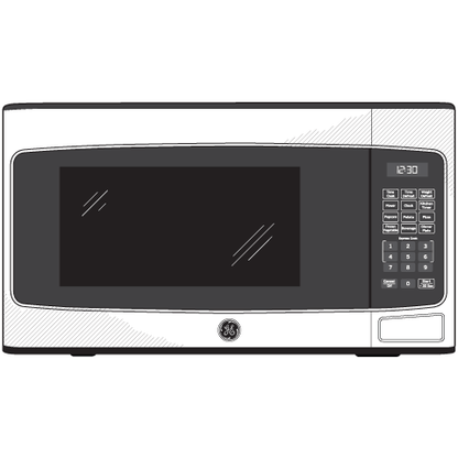 JESP113DPBB GE® 1.1 Cu. Ft. Capacity Countertop Microwave Oven