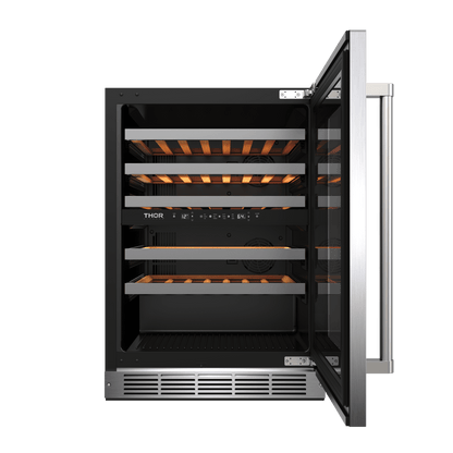 TWC24UD Thor Kitchen 24-inch Undercounter Dual Zone Wine Cooler - Model Twc24ud