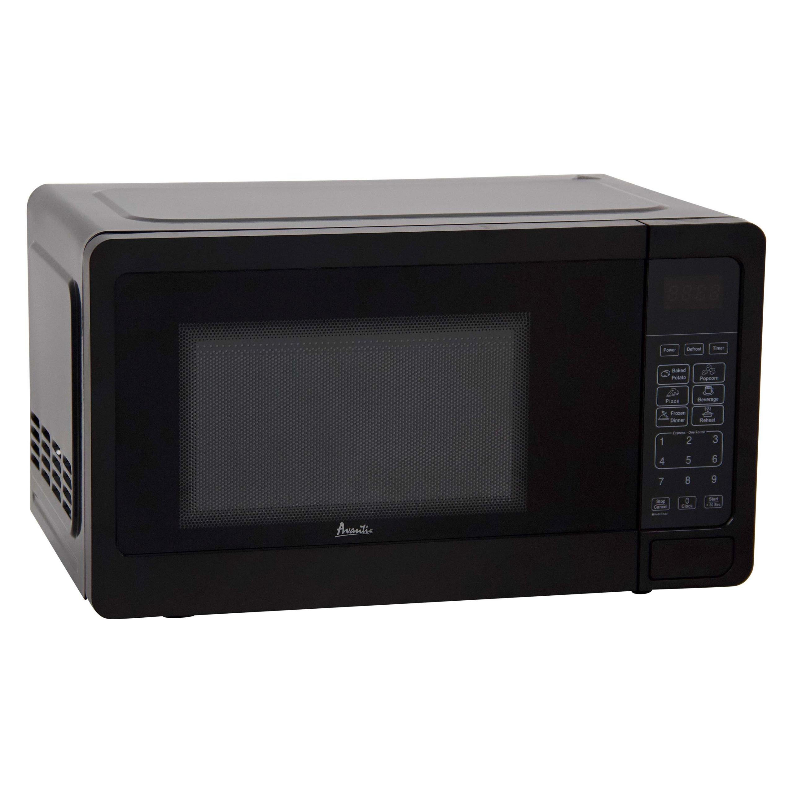 Avanti Countertop Microwave Oven, 0.7 cu. ft. - Black / 0.7 cu. ft.