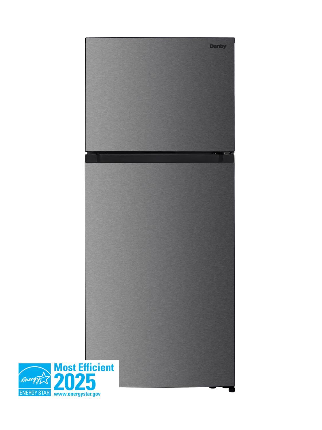 DFF176B1SLDB Danby 18 cu. ft. Top Mount Refrigerator in Stainless Steel Look