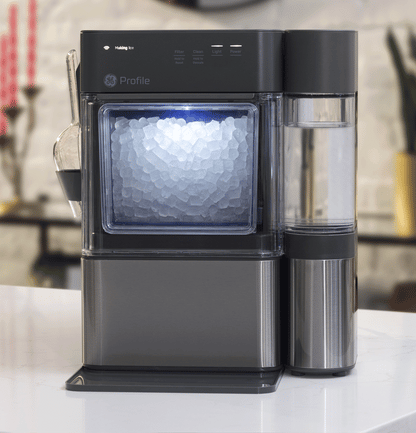 P4NM25PZSG GE Profile Opal Mini Pro Nugget Ice Maker with Side Tank