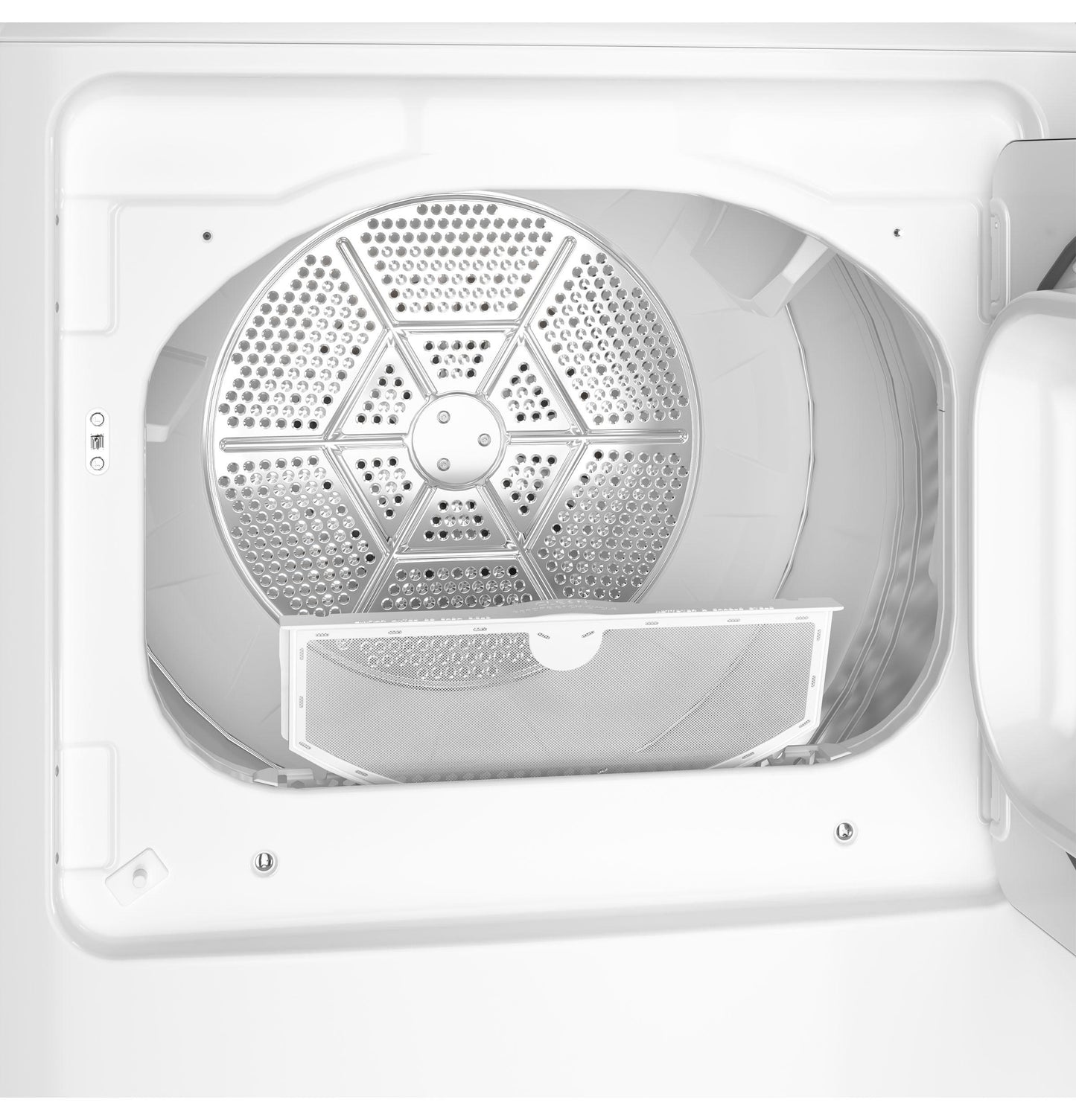 GTD48GASWWB GE® 7.2 cu. ft. Capacity Gas Dryer with Up To 120 ft. Venting and Extended Tumble