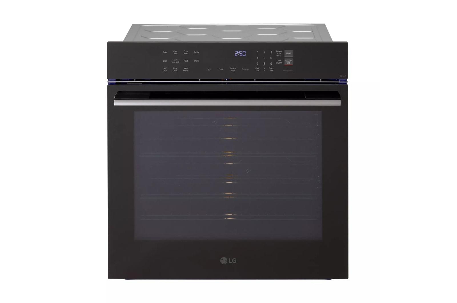 Lg 3.0 cu. ft. Smart Compact Wall Oven with True Convection and Air Fry