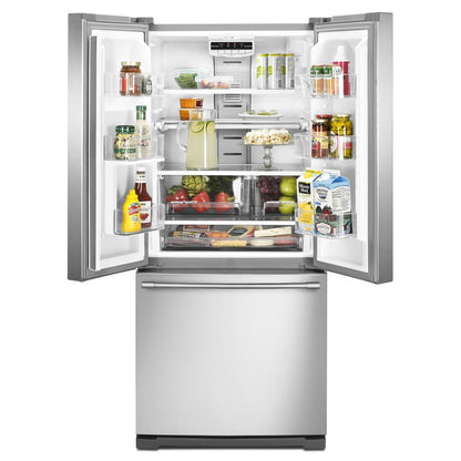 Maytag MFF2055FRZ 30-Inch Wide French Door Refrigerator - 20 Cu. Ft.