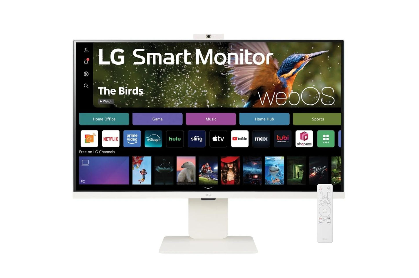 Lg 32SR85UW 32 Inch 4K UHD IPS Smart Monitor with webOS and Built-in FHD Webcam