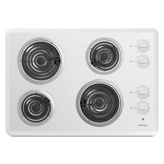 ACC6340KFB by Amana - 30-inch Electric Cooktop with 4 Elements - black