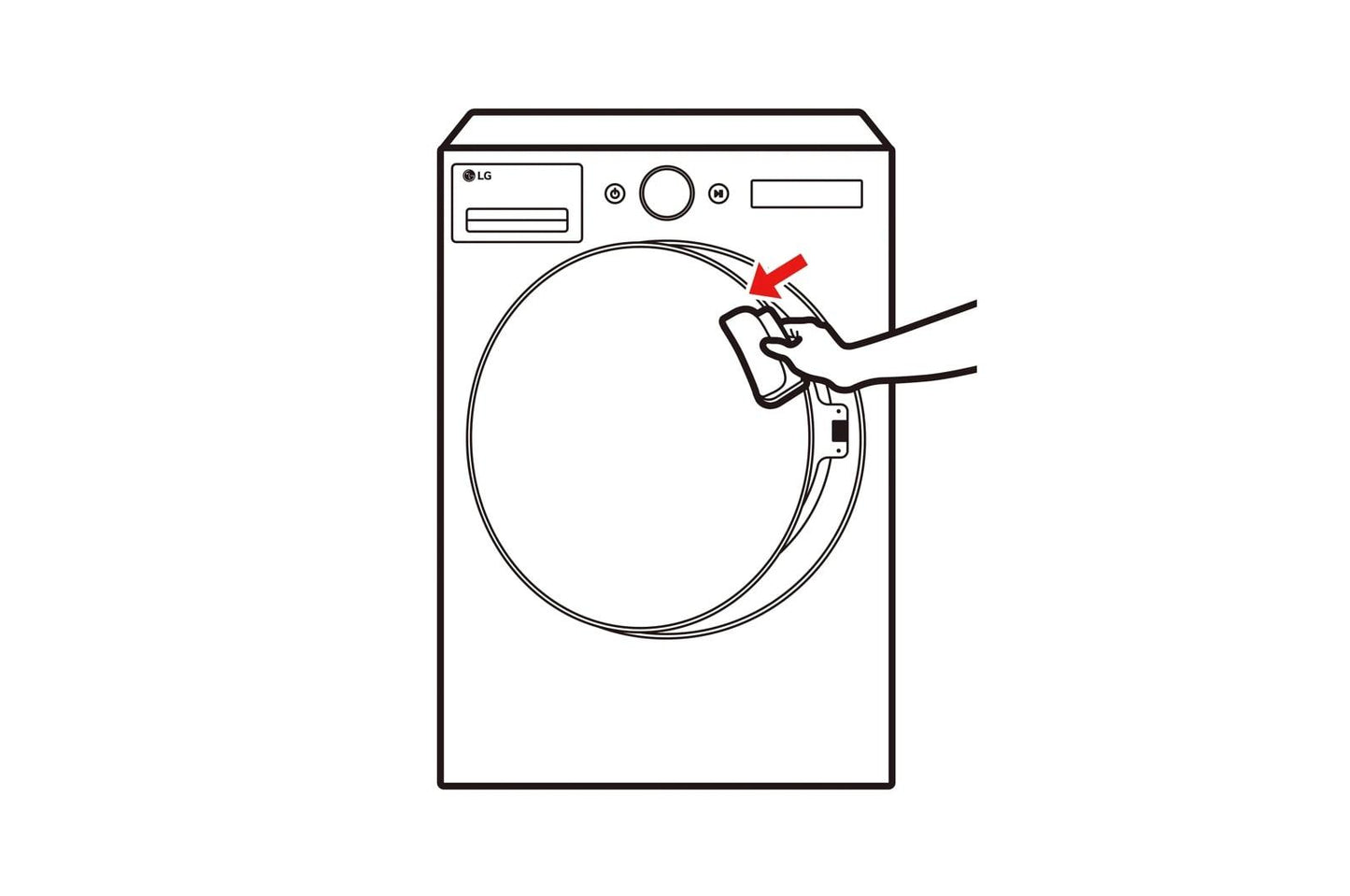 AAA30793450 LG Laundry Comfort Kits - Easy Handle (Door)