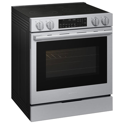 Samsung NSE90H63SR Bespoke Smart Slide-in Electric Range Pro Style Elite Design  Illuminated Knobs  Air Fry Max