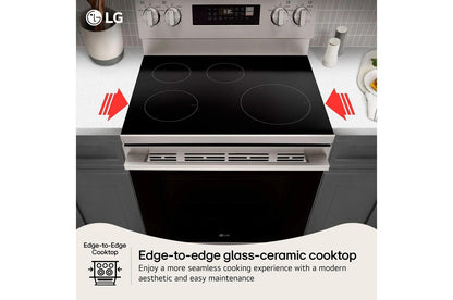 Lg LREN6321VE 6.3 cu. ft. Smart Wi-Fi Enabled Electric Range with Air Fry & EasyClean®