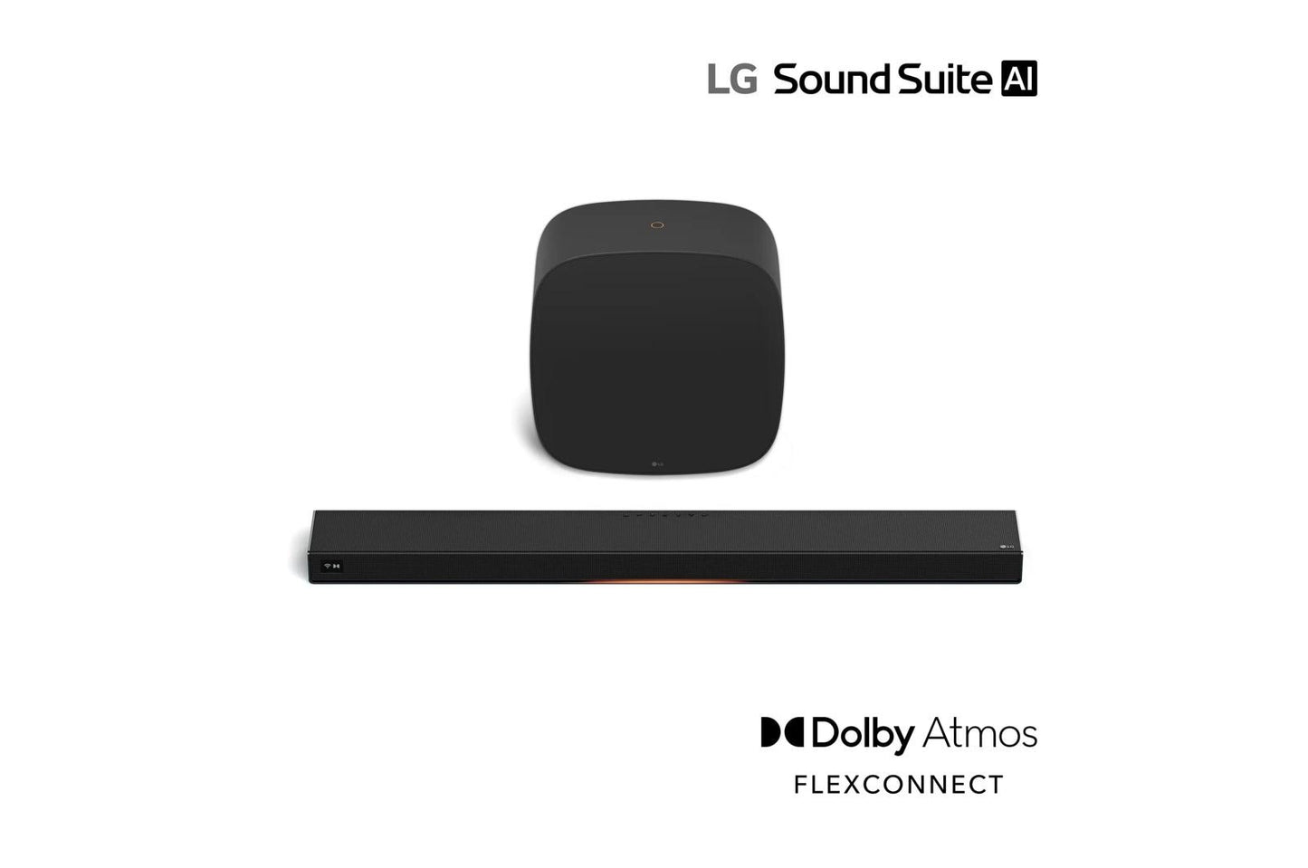 H7W7 LG Cinema Suite 7 with H7 Soundbar and W7 Subwoofer, Dolby Atmos FlexConnect