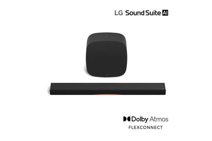 H7W7 LG Cinema Suite 7 with H7 Soundbar and W7 Subwoofer, Dolby Atmos FlexConnect