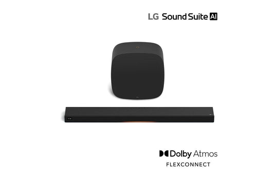 H7W7 LG Cinema Suite 7 with H7 Soundbar and W7 Subwoofer, Dolby Atmos FlexConnect