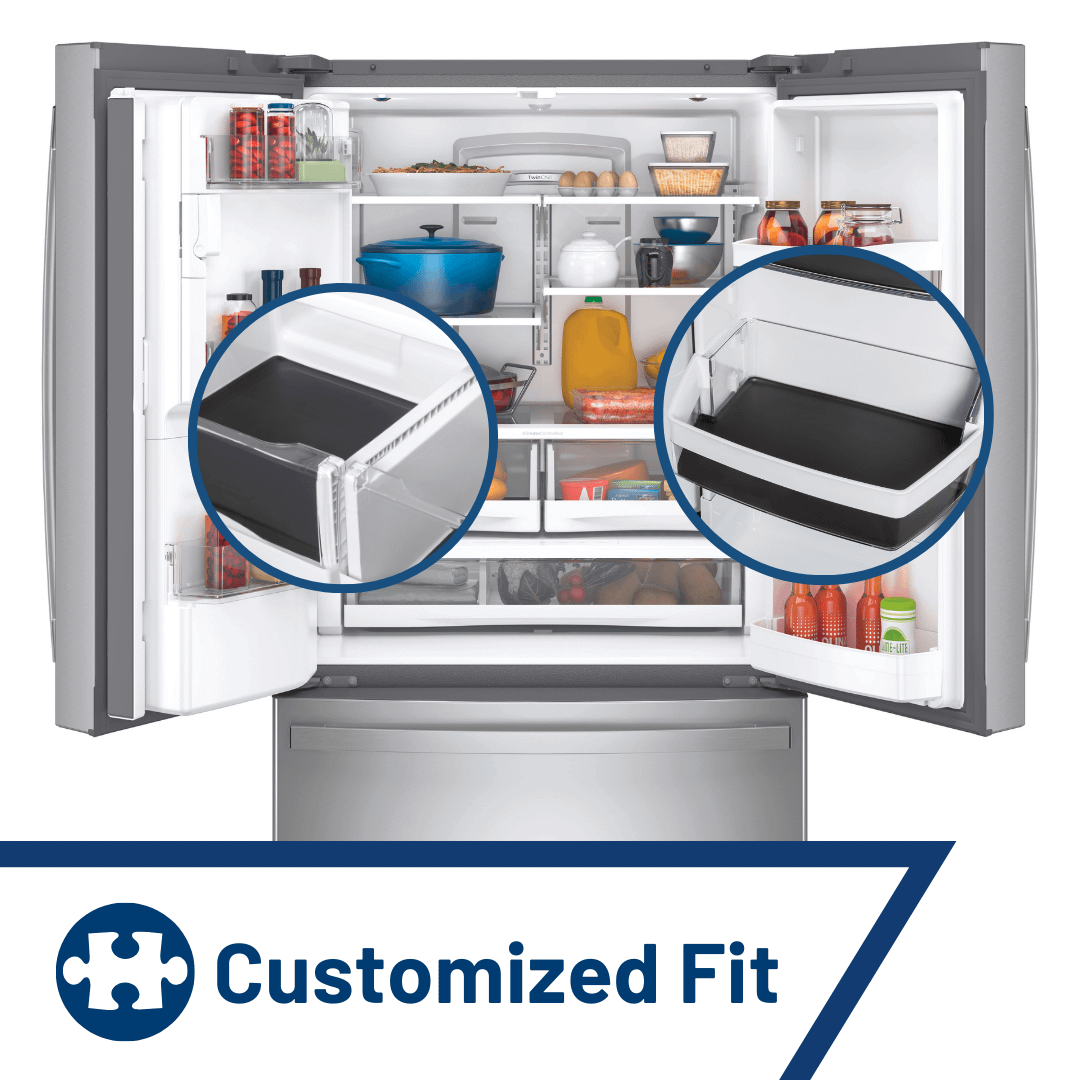 Ge Appliances PMLNRBF01 Drawer & Bin Liners with Microban® for Standard Depth Refrigerators