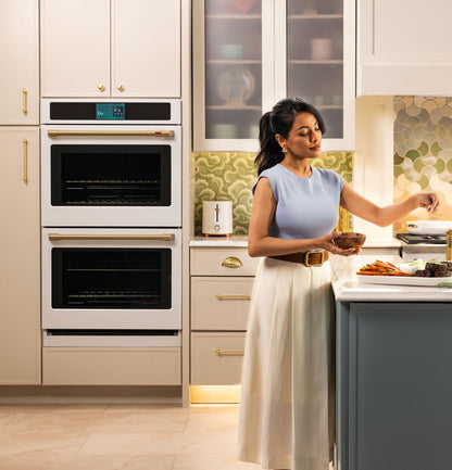 Cafe CTD90DP4ZW2 CAF(EBACK)™ Professional Series 30" Smart Built-In Convection Double Wall Oven