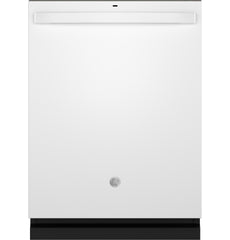 GDT670SGVWW GE® ENERGY STAR® Top Control with Stainless Steel Interior Dishwasher with Sanitize Cycle