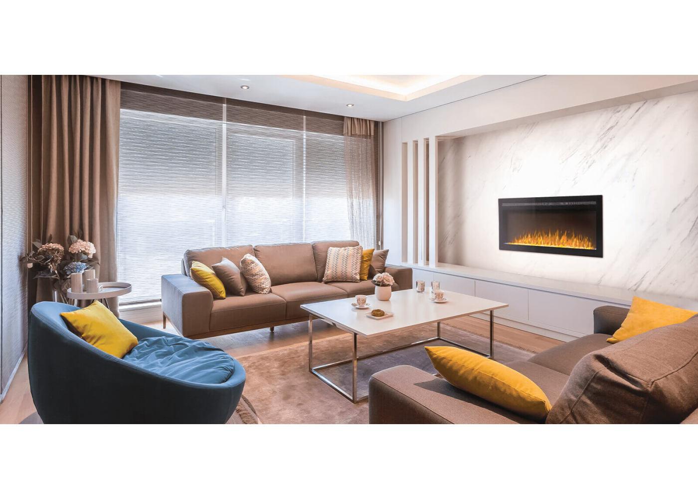 Napoleon Bbq NEFL60HI Purview 60 Wall Hanging Electric Fireplace