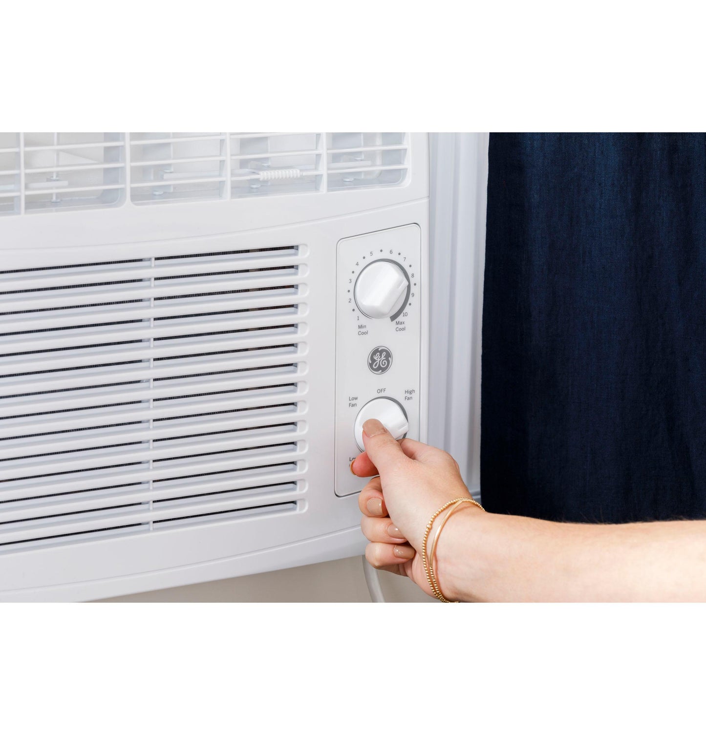 AHT05LZ GE® 5,000 BTU Mechanical Window Air Conditioner for Small Rooms up to 150 sq ft.