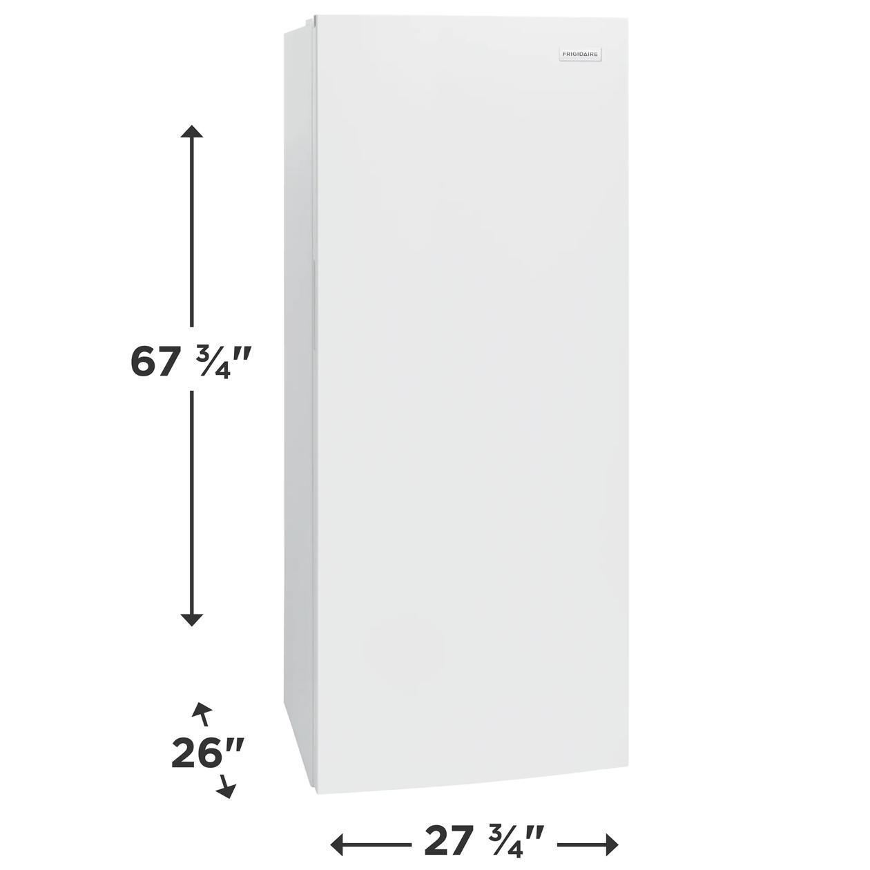 Frigidaire FFUE1326AW 13 Cu. Ft. Garage Ready Upright Freezer