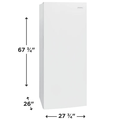 Frigidaire FFUE1326AW 13 Cu. Ft. Garage Ready Upright Freezer