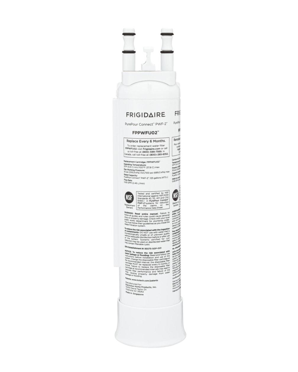 FPPWFU02 Frigidaire PurePour Connect™ PWF-2™ Water and Ice Refrigerator Filter