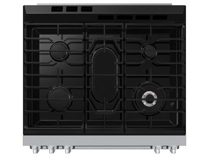Samsung NSG90H60SR Bespoke Smart Slide-in Gas Range Pro Style Elite Design  Illuminated Knobs  Air Fry Max