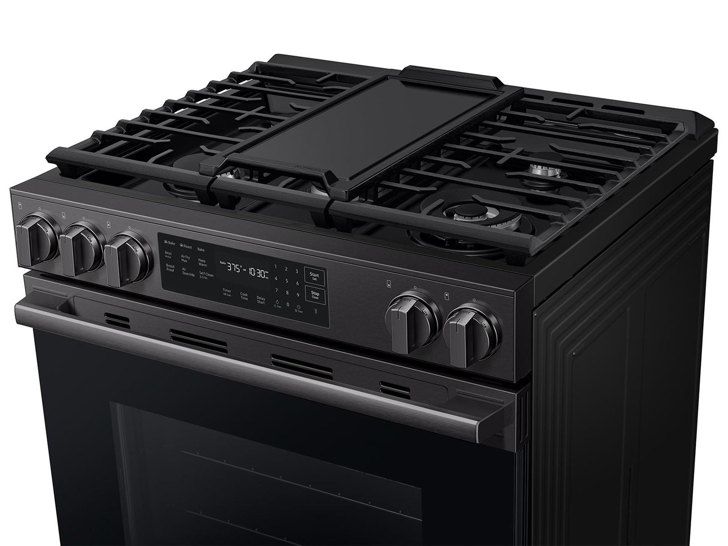 Samsung NSG80H60SE Bespoke Smart Slide-in Gas Range Pro Style Design  Air Fry Max  True Convection