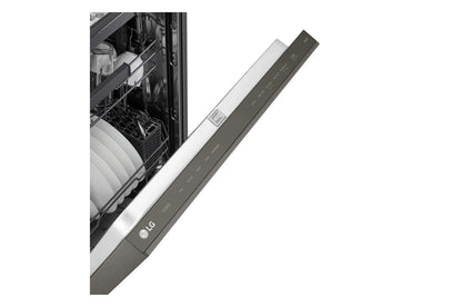Lg LDNPM545D Smart FlushFit™ Top Control Dishwasher with 1-Hour Wash & Dry, QuadWash® Pro, and Dynamic Heat Dry™ w/AutoVent Dry™